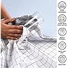 Folkulture 20 X 28" Pack of 8 Kitchen towels 100% Cotton Heritage - Gray